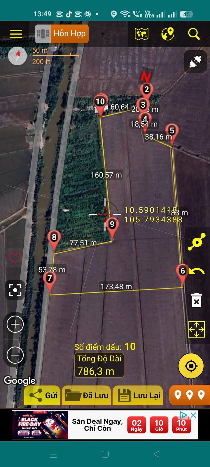 Đất nền 20 công mặt tiền đường nhựa xã Mỹ Hòa - Giá chỉ 5.28 tỷ!