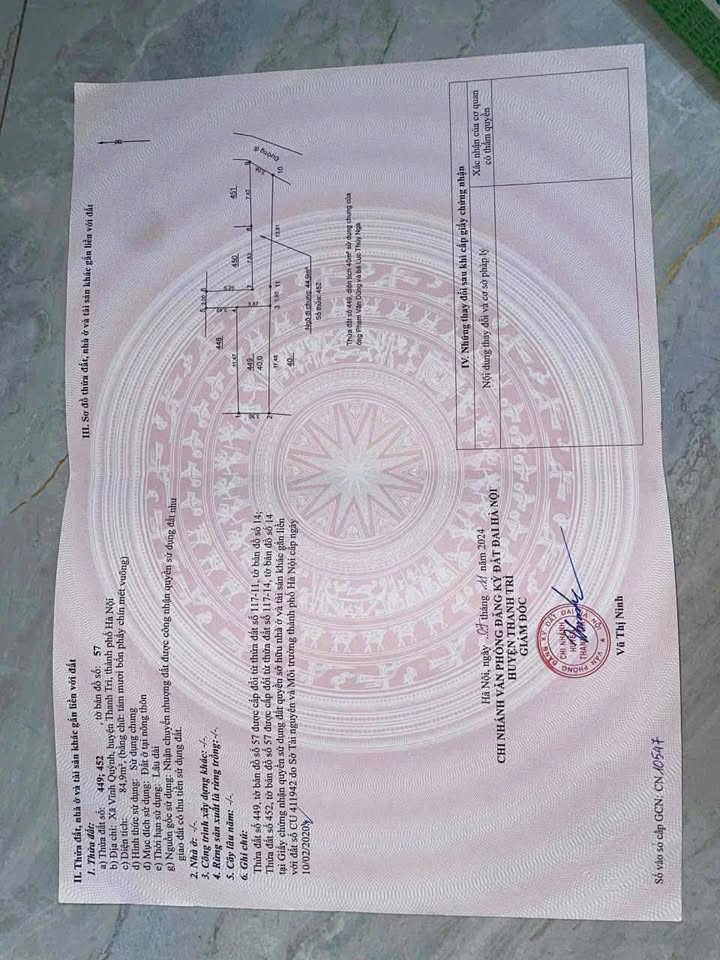 Đất chính chủ tại Xóm 1, Quỳnh Đô, Thanh Trì - 40m², giá 3.5 tỷ, đầu tư sinh lời!