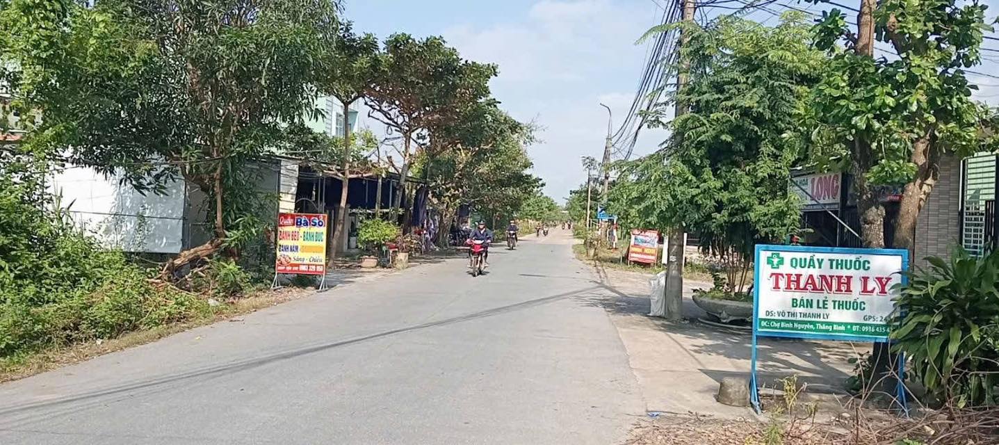 Bán FrontHouse mặt tiền đường nhựa chính Thăng Bình 135m² giá 1.2 tỷ - Đầu tư kinh doanh lý tưởng!