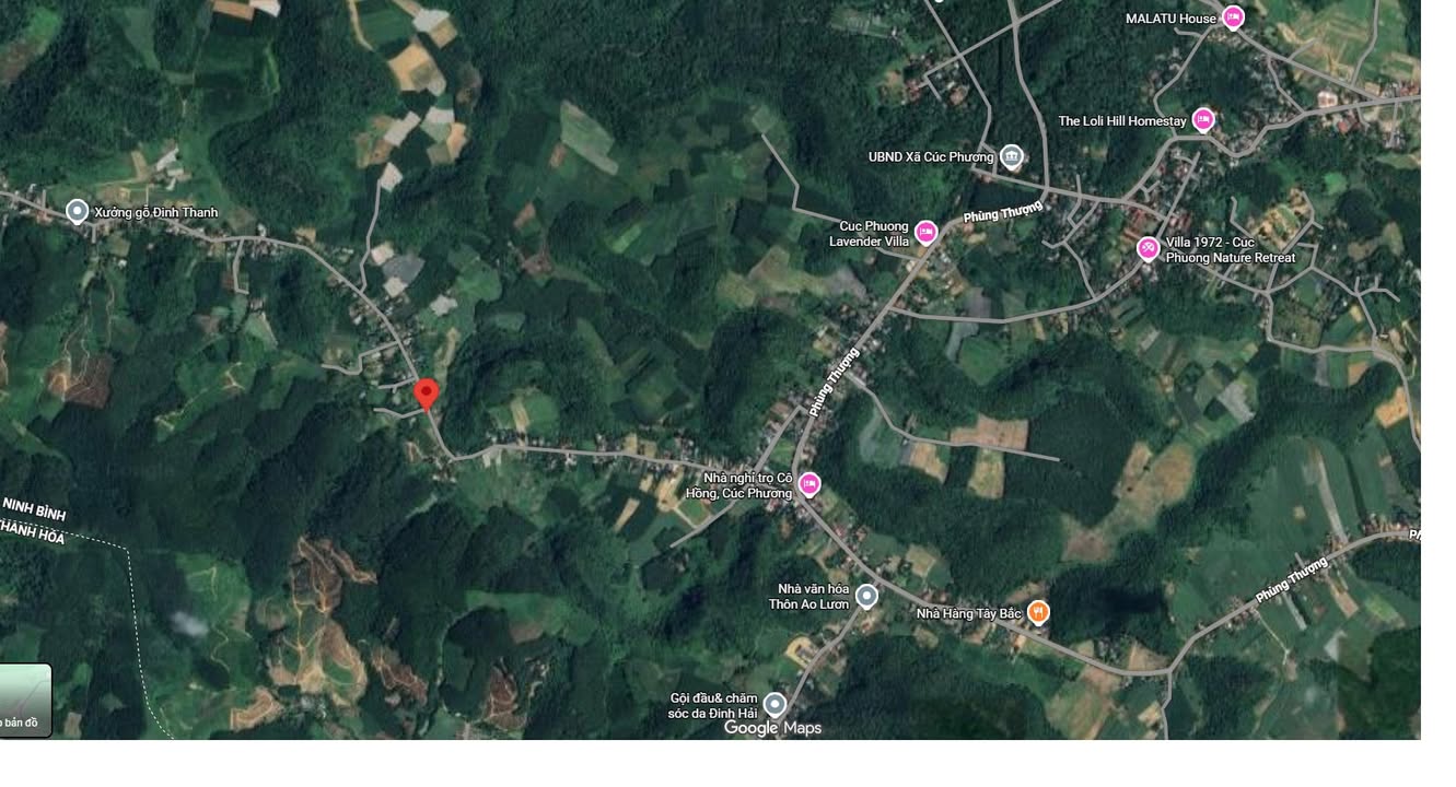 Đất nền 2493m² tại thôn Sẩm 1, Cúc Phương - Ninh Bình giá 6 tỷ - Đầu tư sinh lời hấp dẫn!