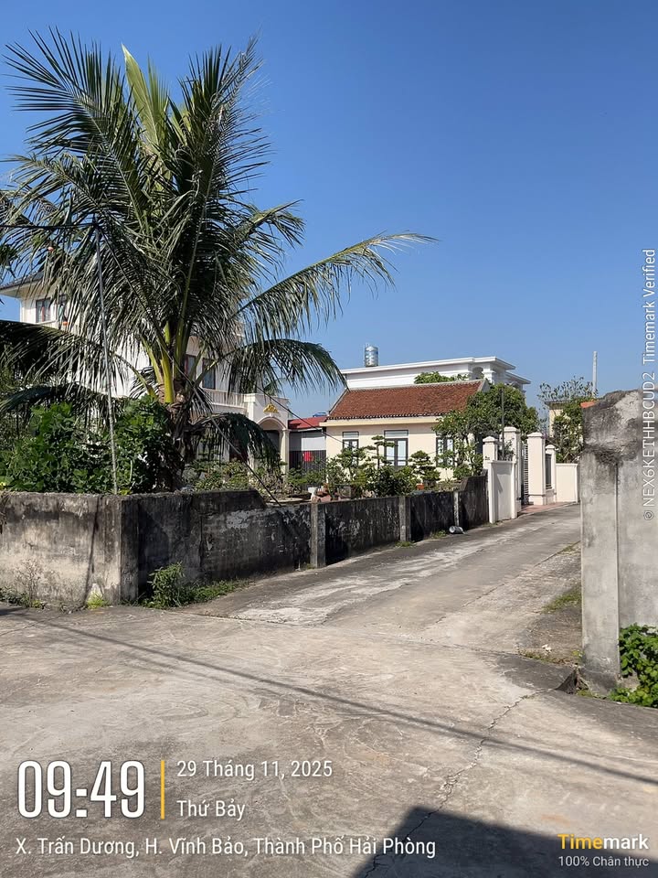 Đất thổ cư 800m² Trấn Dương, Vĩnh Bảo - Gần đường nhựa đẹp, dân cư đông đúc!