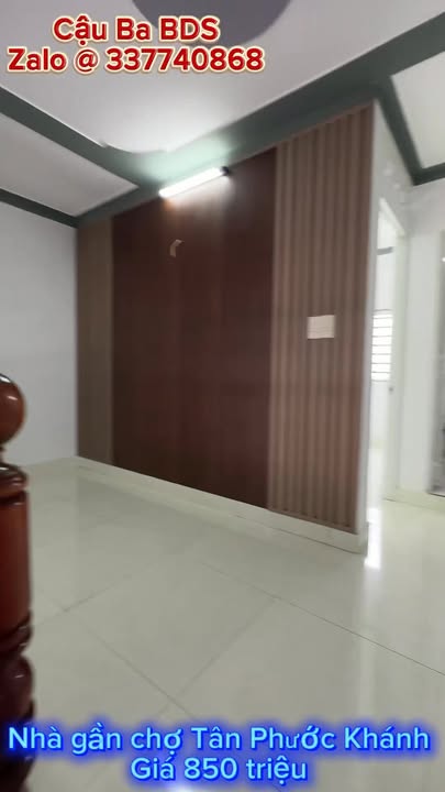 Nhà Tân Phước Khánh 48m² giá 850 triệu - Gác lửng còn mới, gần chợ và trường học!