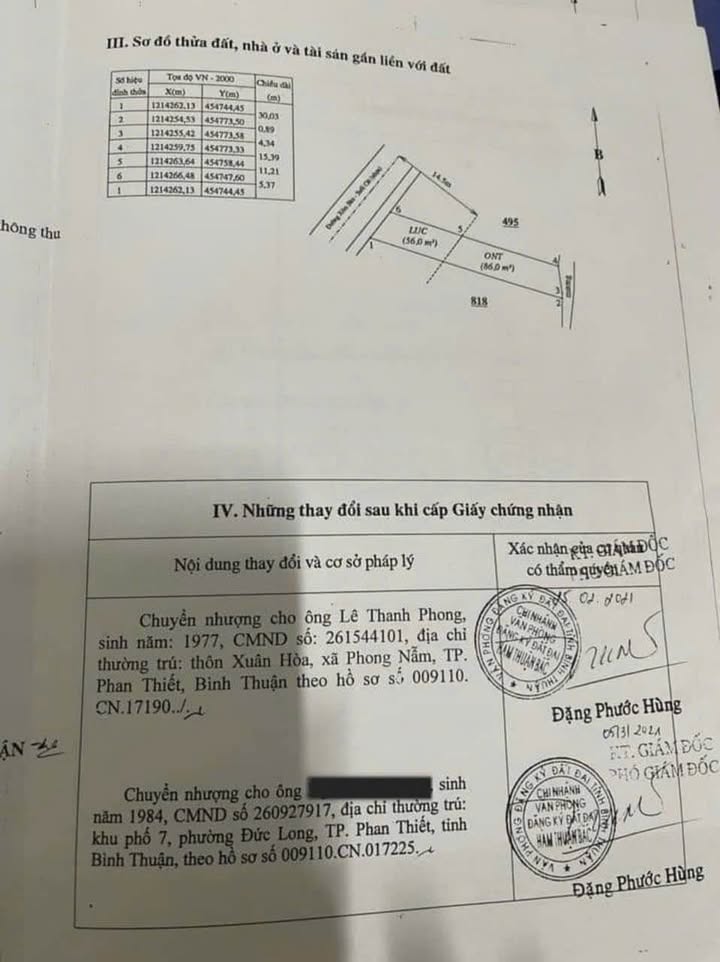 Đất thổ cư Hàm Liêm 142m² giá 860 triệu - Sổ hồng chính chủ!