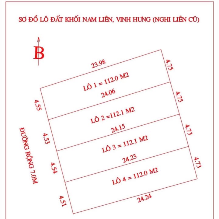 Đất Vinh Hưng - Nghi Liên 112m² giá nhỉnh 2 tỷ - Đường ô tô tránh nhau, nở hậu!