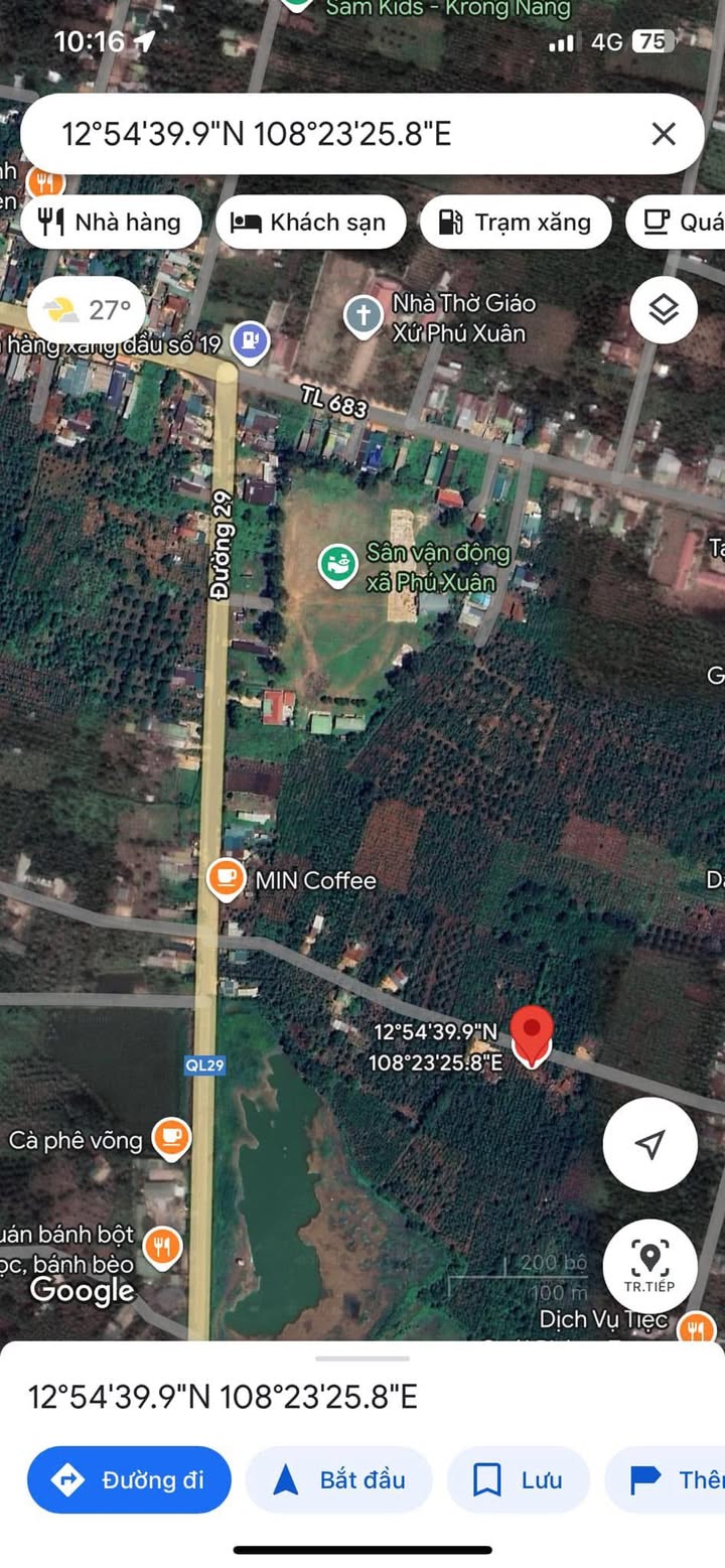 Đất nền Phú Xuân Krông Năng 686m² giá 125 triệu - Sổ đỏ chính chủ, xây dựng tự do!