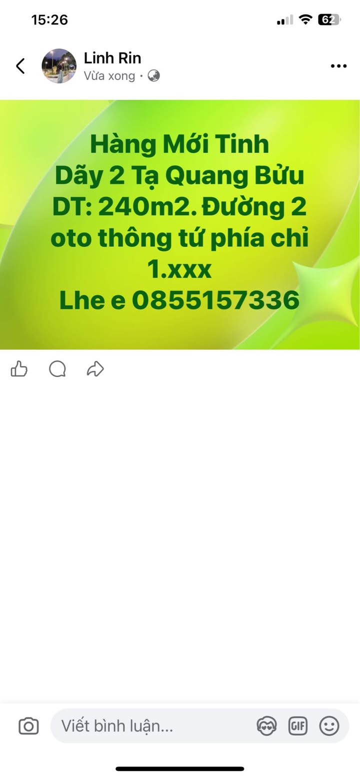Đất nền phường Nam Lý, Đồng Hới 240m² giá thỏa thuận - Đường ô tô thông tứ phía!