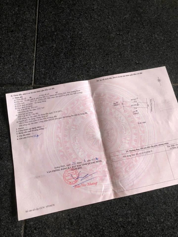 Đất thổ cư Bắc Lý, Đồng Hới 163,7m² giá 1,1 tỷ - Đầu tư sinh lời ngay!