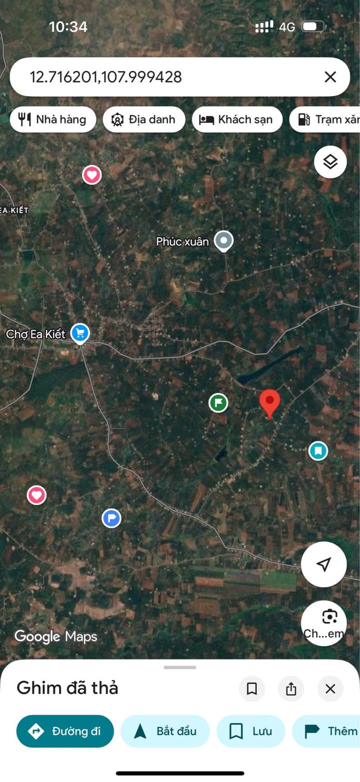 Đất mặt tiền đường bê tông xã Ea Kiết 1800m² giá 950 triệu - Cơ hội đầu tư tuyệt vời!