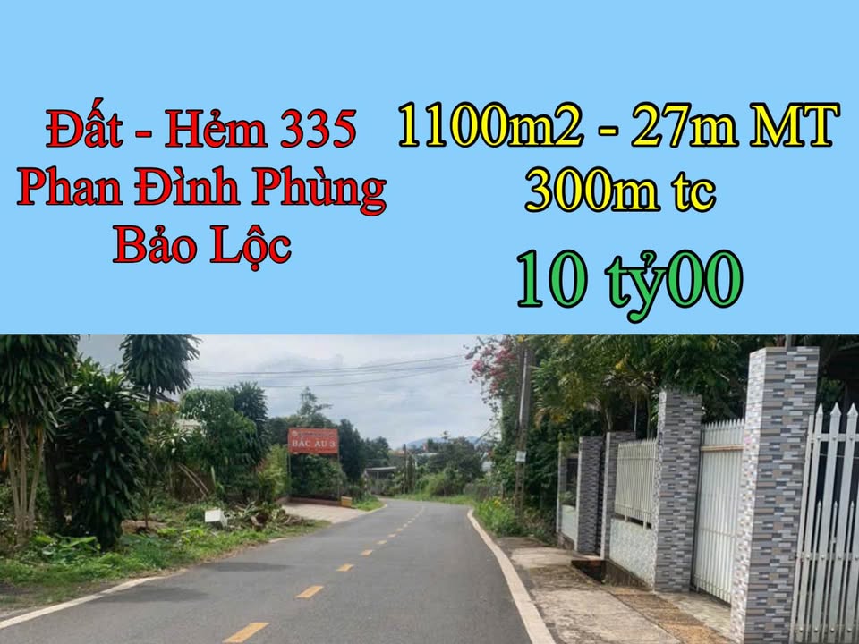 Đất nền Bảo Lộc 1,100m² giá 10 tỷ - Dân cư đông đúc, có sẵn nhà mái thái!