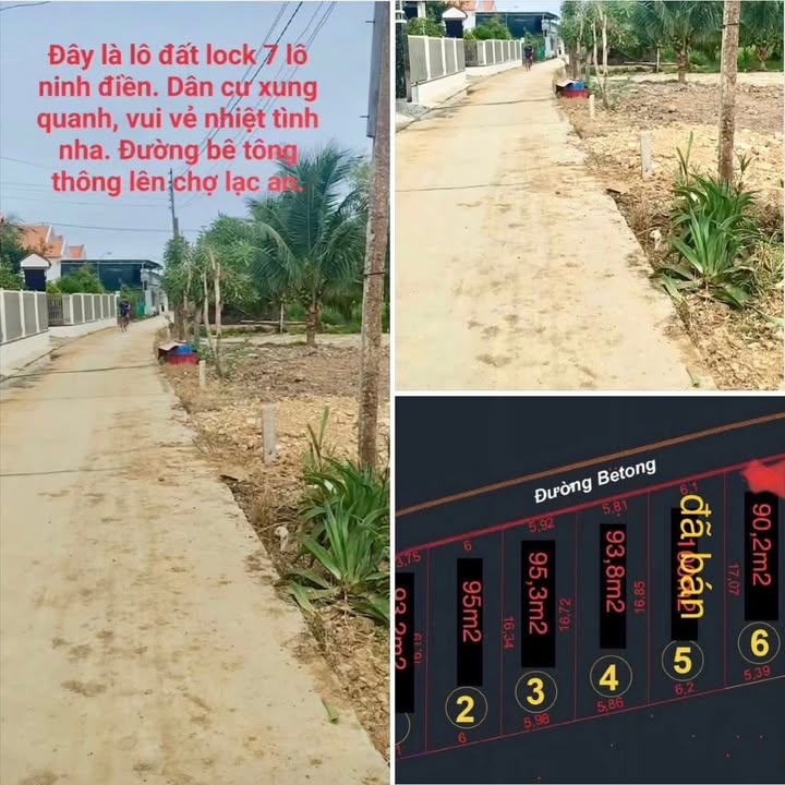 Đất thổ cư Ninh Điền, Ninh Thọ 100m² chỉ 400 triệu - Vị trí đắc địa gần KCN Vân Phong!