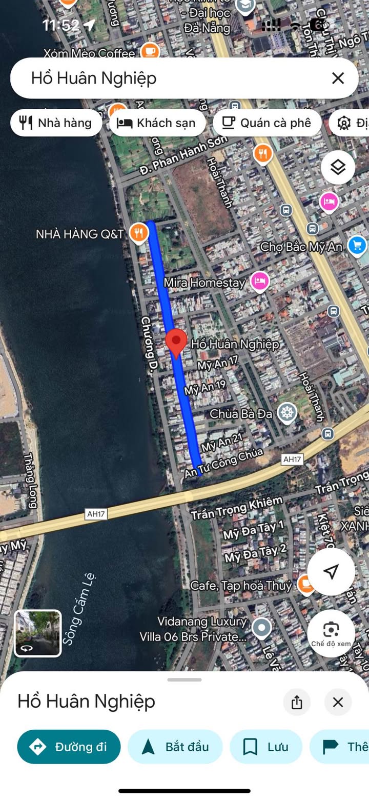 Nhà 3 tầng đường Hồ Huân Nghiệp, Mỹ An, Ngũ Hành Sơn 90m² - Giá tốt cho người thiện chí!