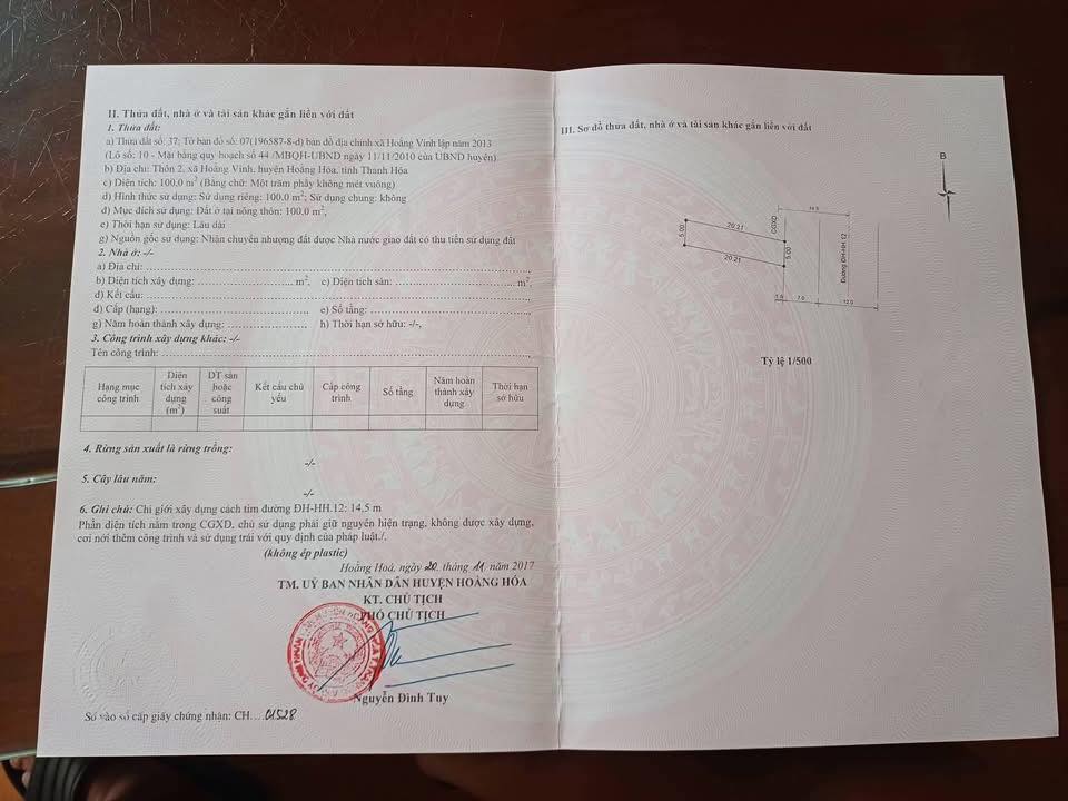 Đất nền Bút Sơn 100m² giá thỏa thuận - Cơ hội đầu tư sinh lời ngay trung tâm!