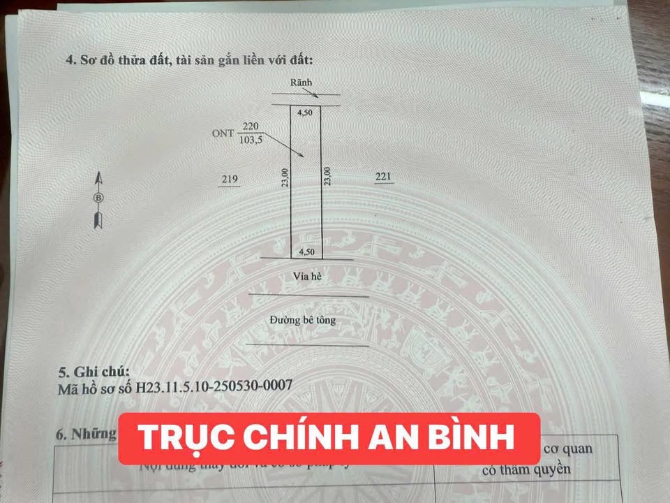 Đất nền An Bình, Nam Sách 103.5m² giá 3 tỷ - Đầu tư sinh lời ngay!