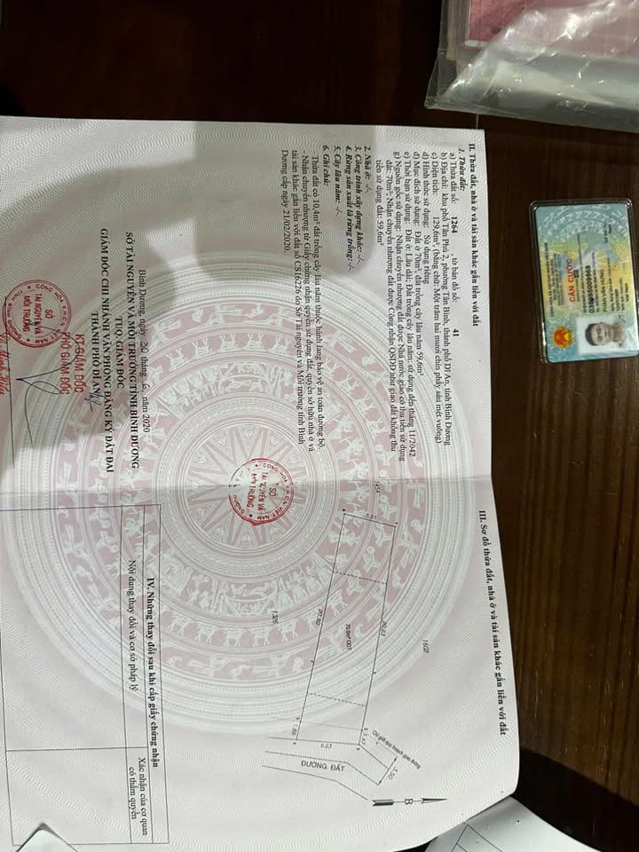 Đất thổ cư 130m² tại Tân Bình, Dĩ An - Giá chỉ 2.6 tỷ, cơ hội đầu tư tuyệt vời!