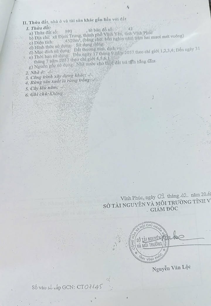 Đất TMDV mặt phố Nguyễn Tất Thành, Vĩnh Yên 4500m² chỉ 50 tỷ - Cơ hội vàng đầu tư!