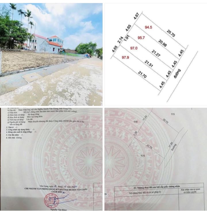 Đất nền Vĩnh Tuy, Liên Nghĩa, Văn Giang 90m² giá chỉ 40 triệu - Cơ hội đầu tư tuyệt vời!