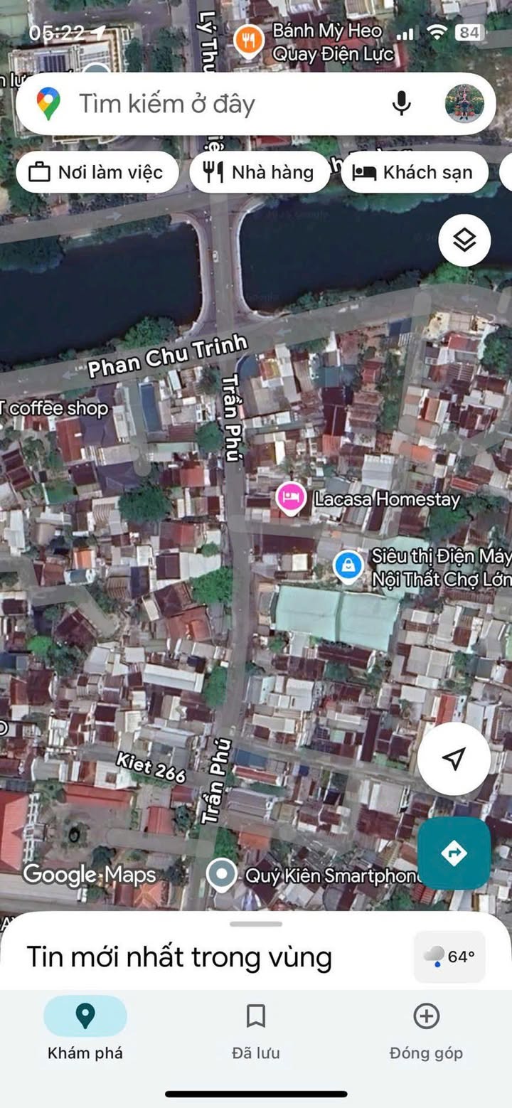 FrontHouse Trần Phú, Huế 84m² giá 6 tỷ - Mặt tiền đắc địa ngay cầu Kho Rèn!