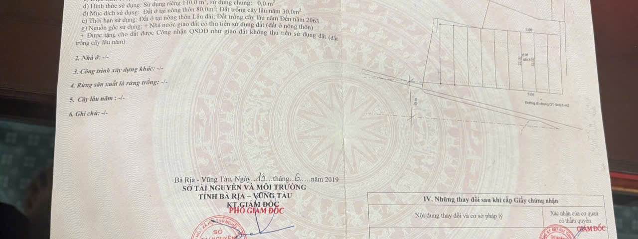 Đất nền Hòa Long Bà Rịa 110m² giá 1.8 tỷ - Sổ hồng chính chủ ngay trung tâm!