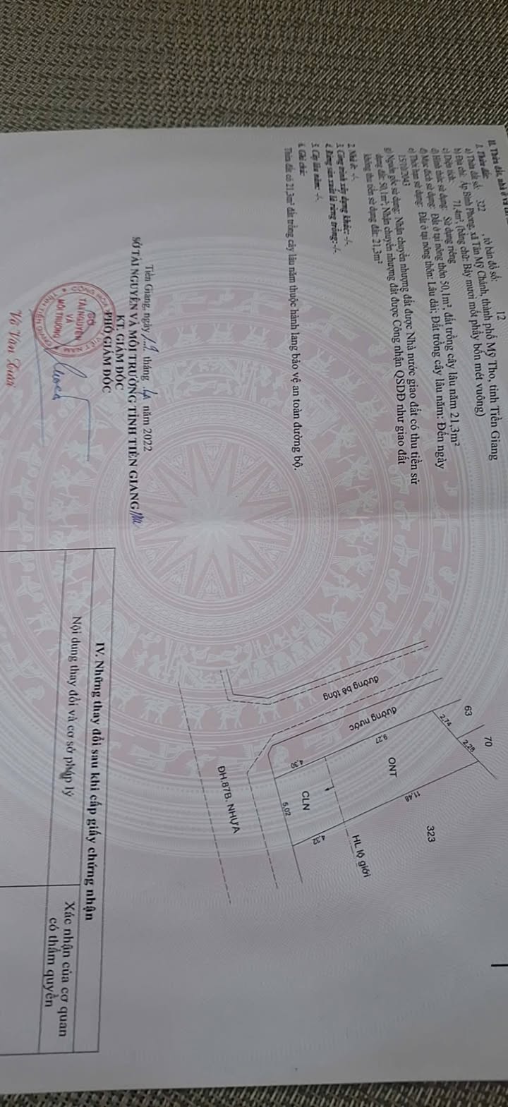 Đất nền ấp Bình Phong, xã Tân Mỹ Chánh, 75m² chỉ 5 triệu - Cơ hội đầu tư hấp dẫn!