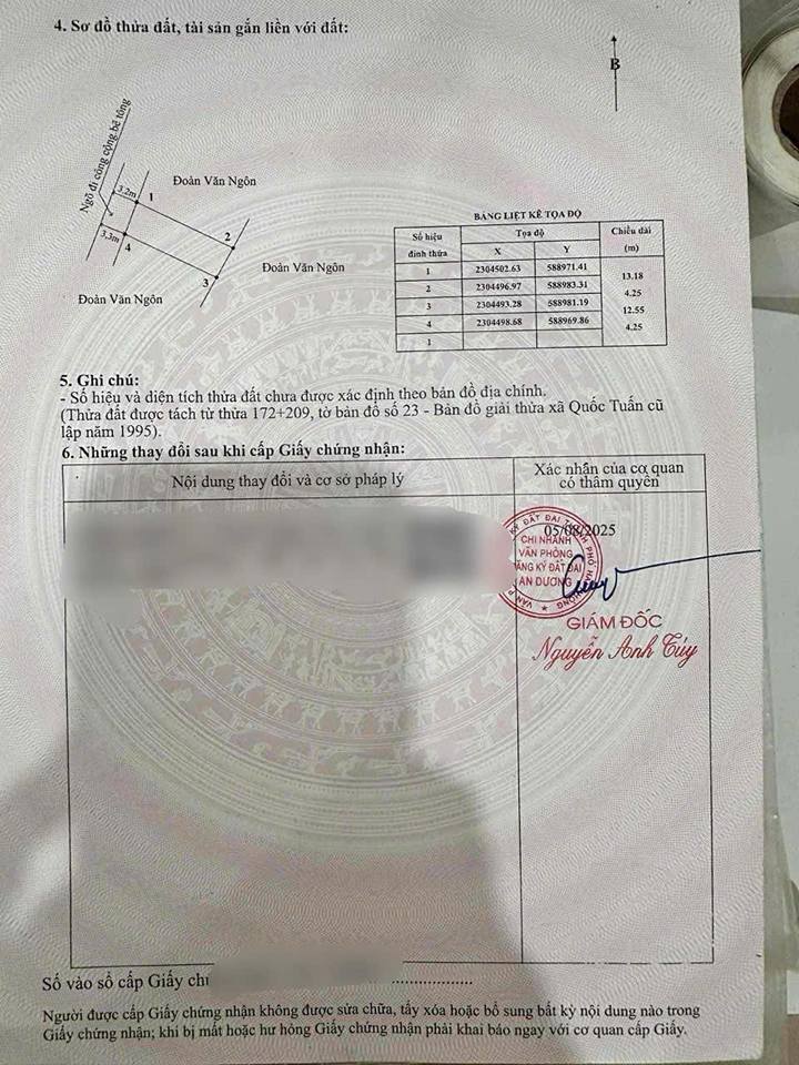 Nhà bán tại phường An Dương, Hải Phòng 54.5m² giá 1.07 tỷ - Cơ hội đầu tư hấp dẫn!