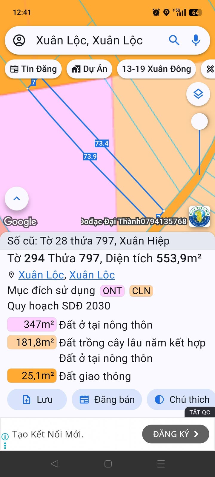 Đất nền Xuân Hiệp 511m² giá 1.1 tỷ - Cơ hội đầu tư tuyệt vời!