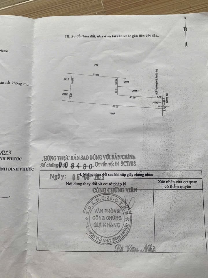 Đất nền 24000m² tại Khu phố 9, Minh Hưng chỉ 1 tỷ - Cơ hội đầu tư tuyệt vời!
