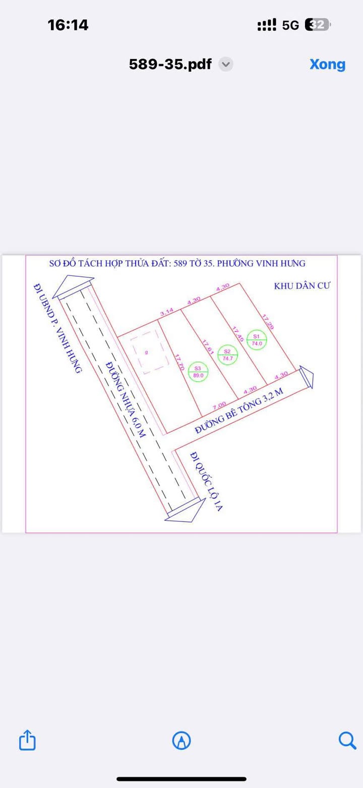 Đất nền Nghi Kim Vinh 74m² giá 1.3 tỷ - Vị trí đẹp, giao thông thuận tiện