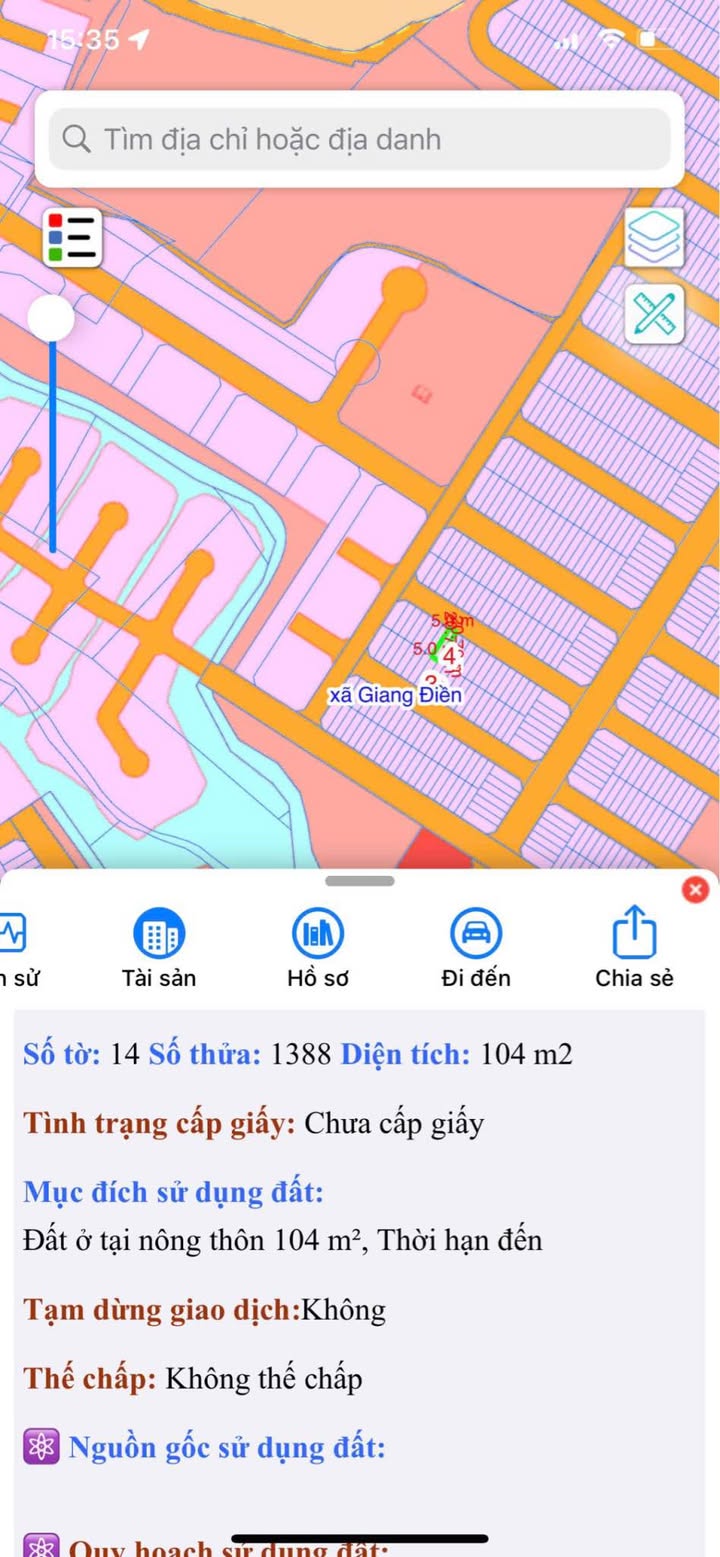 Lô đất The Viva City Giang Điền 104m² giá 600 triệu - Tiềm năng đầu tư lớn!