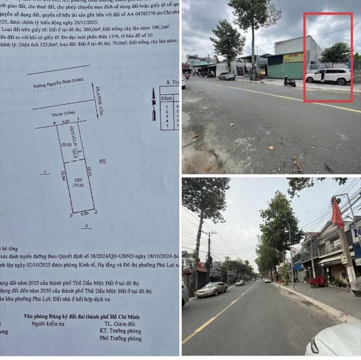 Nhà mặt tiền Nguyễn Bình, Thủ Dầu Một 123.75m² giá 6.3 tỷ - Tiềm năng lớn cho kinh doanh!