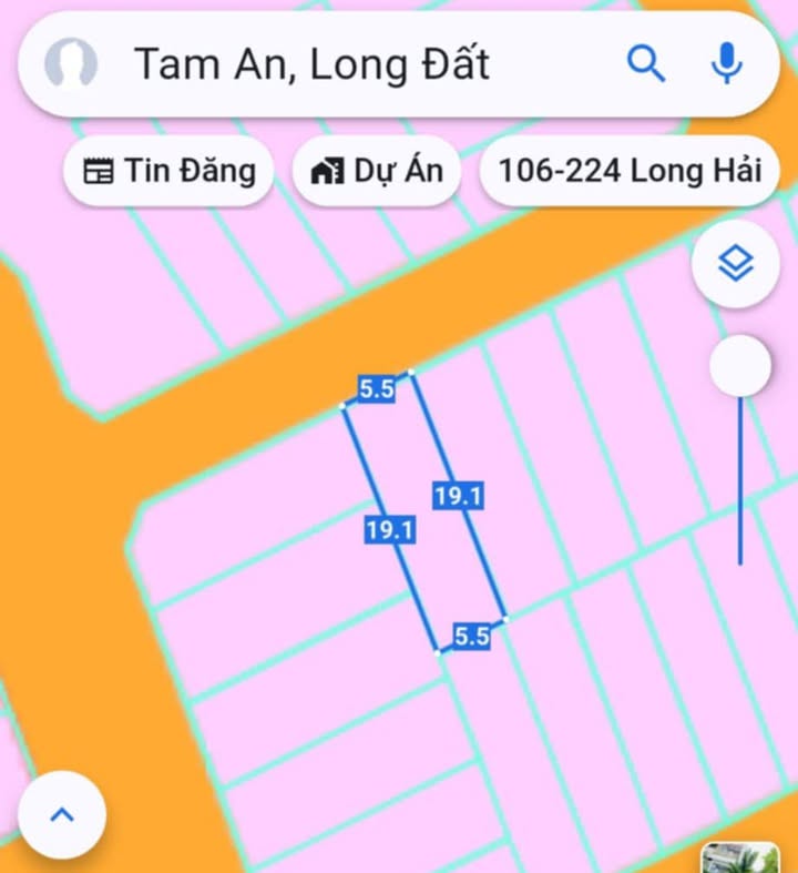 Đất thổ cư An Ngãi Long Điền 104m² giá chỉ 1.12 tỷ - Sổ đỏ chính chủ!