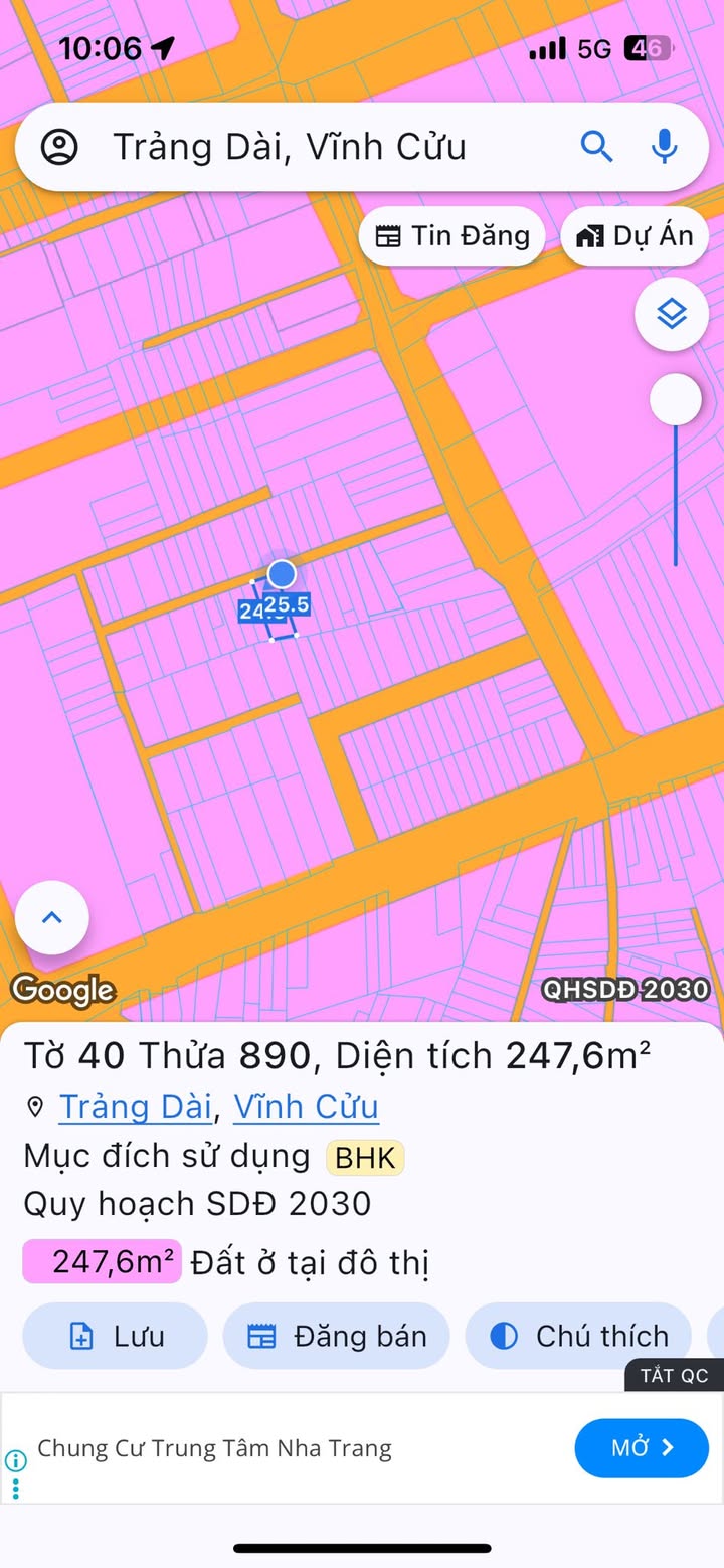 Đất Kp3, Trảng Dài, 250m² giá 4.199 tỷ - Đầu tư sinh lời ngay!