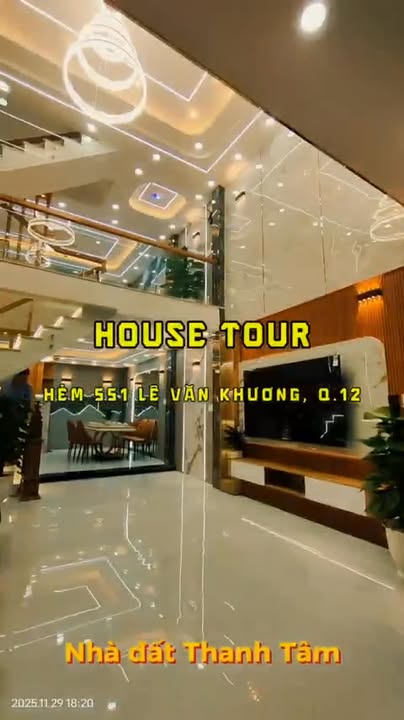 Nhà phố Tân Thới Hiệp 218m² giá 6.35 tỷ - Thiết kế sang trọng, sẵn sàng ở ngay!