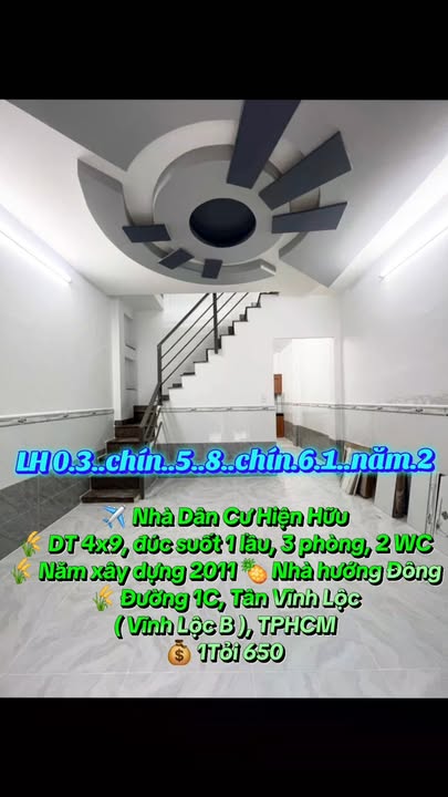 Nhà dân cư Tân Vĩnh Lộc 36m² giá thỏa thuận - Gần khu tiện ích sầm uất!