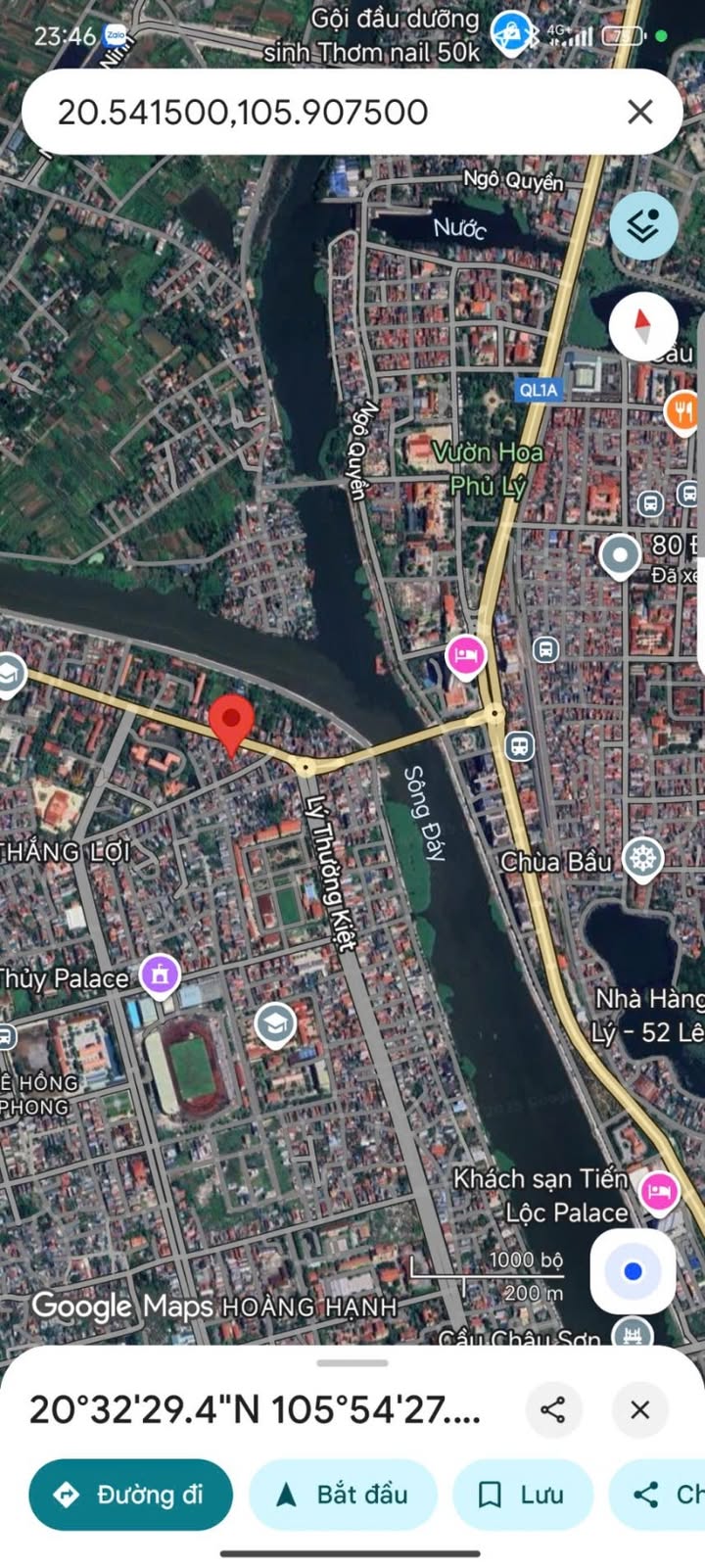 Đất nền Lê Hồng Phong Phủ Lý 50m² giá 1 tỷ - Nở hậu đẹp, vị trí đắc địa!