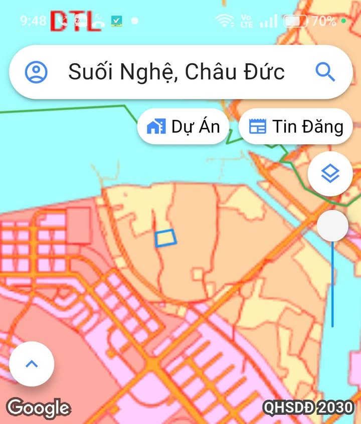 Đất nền Suối Nghệ 1000m² giá chỉ 950 triệu - Tiềm năng đầu tư lớn!