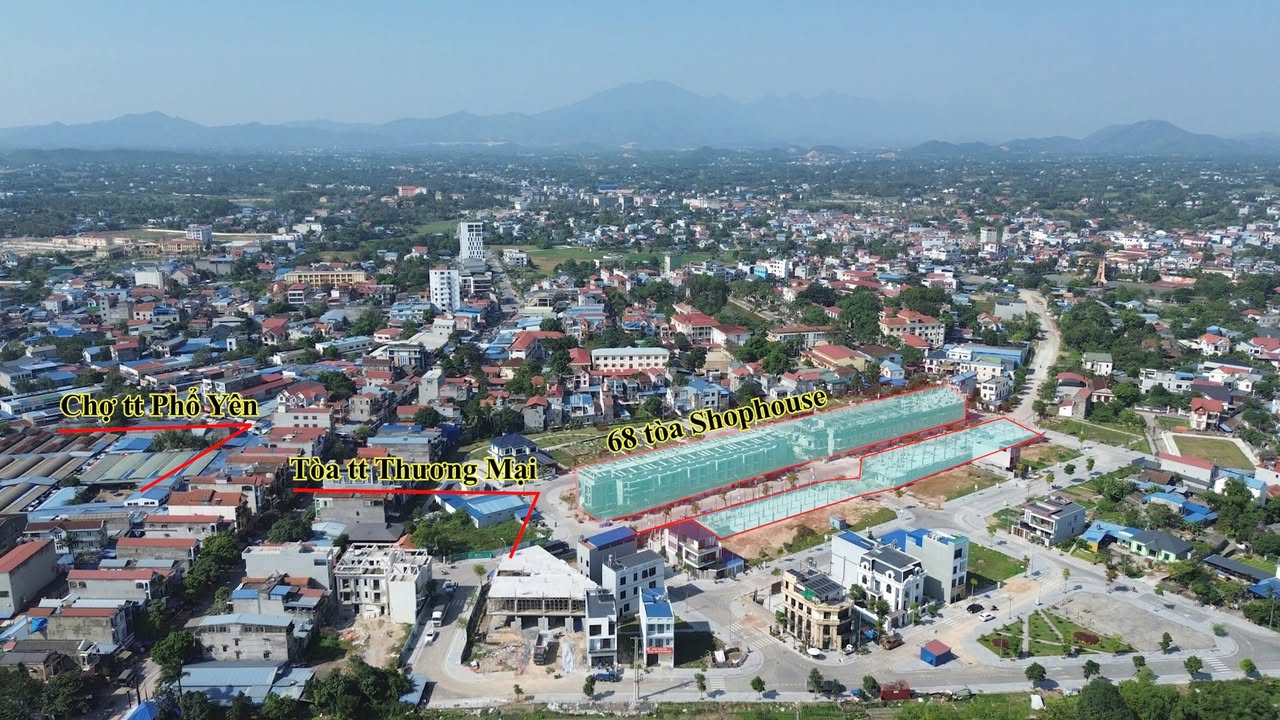 Shophouse Đại Phong Phổ Yên 95m² giá 4.9 tỷ - Cơ hội vàng cho nhà đầu tư!