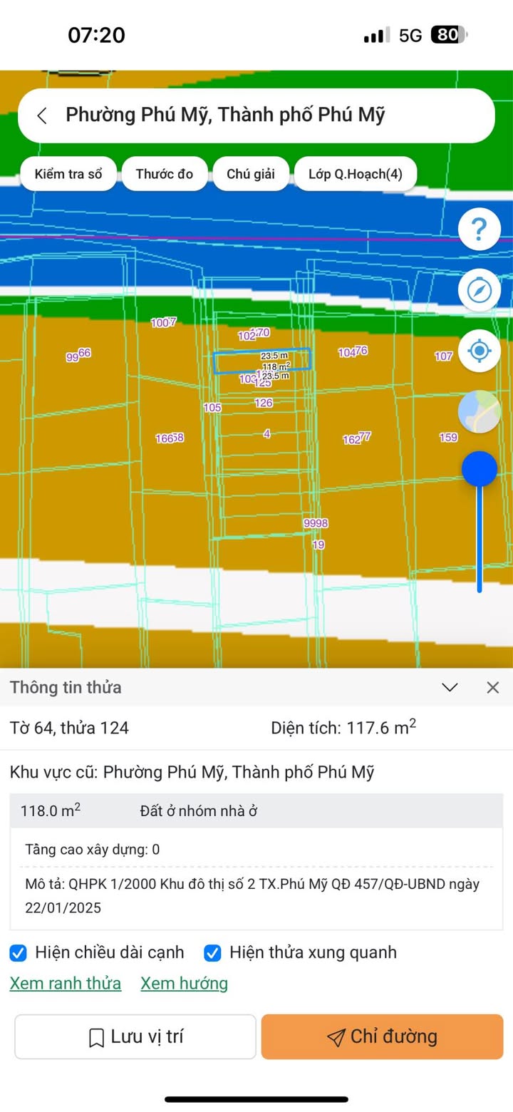 Đất nền Phú Mỹ 120m² giá 1.59 tỷ - Cơ hội đầu tư hấp dẫn!