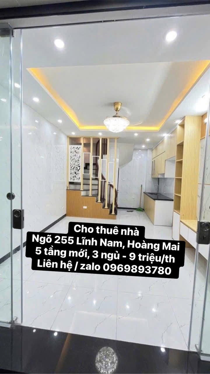 Nhà cho thuê ngõ 255 Lĩnh Nam, Hoàng Mai - Giá thỏa thuận hấp dẫn!