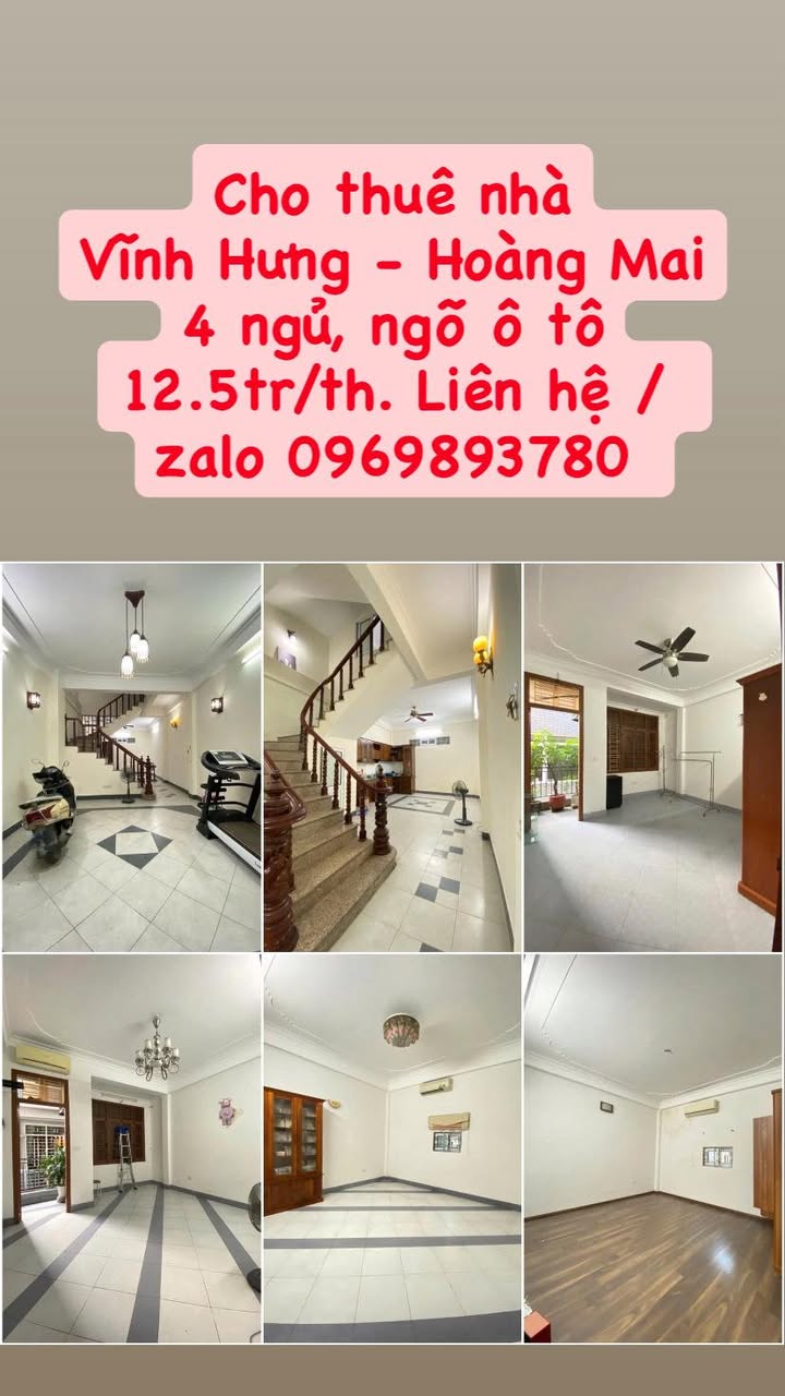 Nhà cho thuê tại Vĩnh Hưng, Hoàng Mai - Ô tô đỗ cửa, giá thỏa thuận!