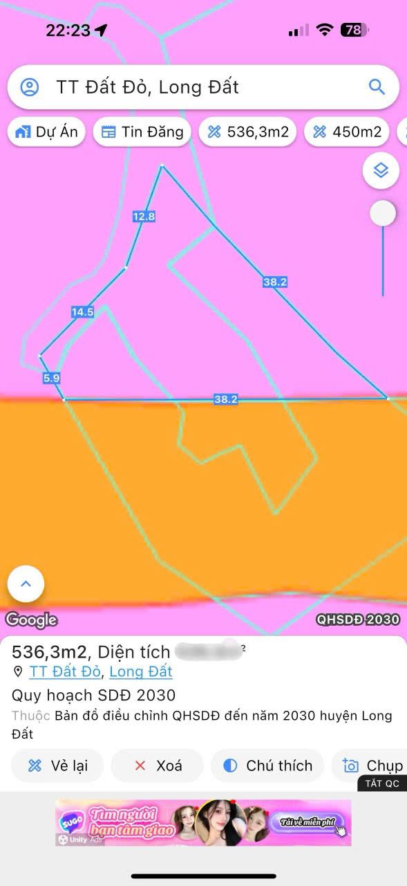 Nhà vườn Đất Đỏ 536m² giá 3.5 tỷ - Đầu tư sinh lời ngay!