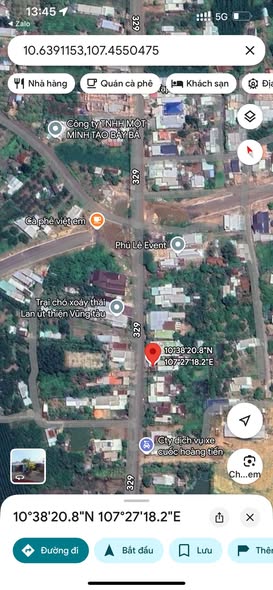 Đất mặt tiền Tỉnh lộ 329, Hoà Hội, Xuyên Mộc 297m² giá 1.8 tỷ - Đầu tư sinh lời!