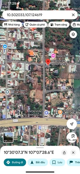 Đất nền Kim Dinh, TP. Bà Rịa 129m² giá 2.65 tỷ - Vị trí đắc địa, thuận lợi kinh doanh!