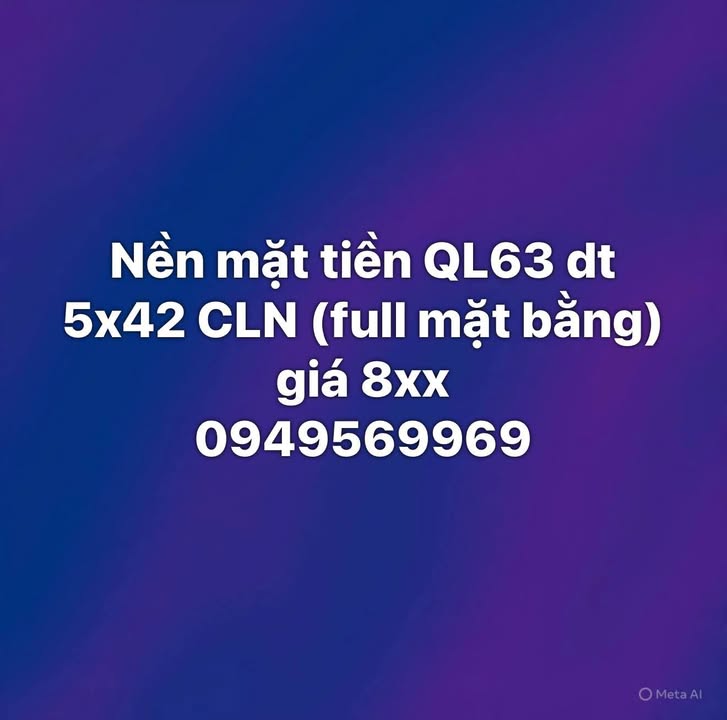 Đất nền mặt tiền Quốc lộ 63, An Xuyên, Cà Mau 210m² giá 800 triệu - Cơ hội đầu tư hấp dẫn!