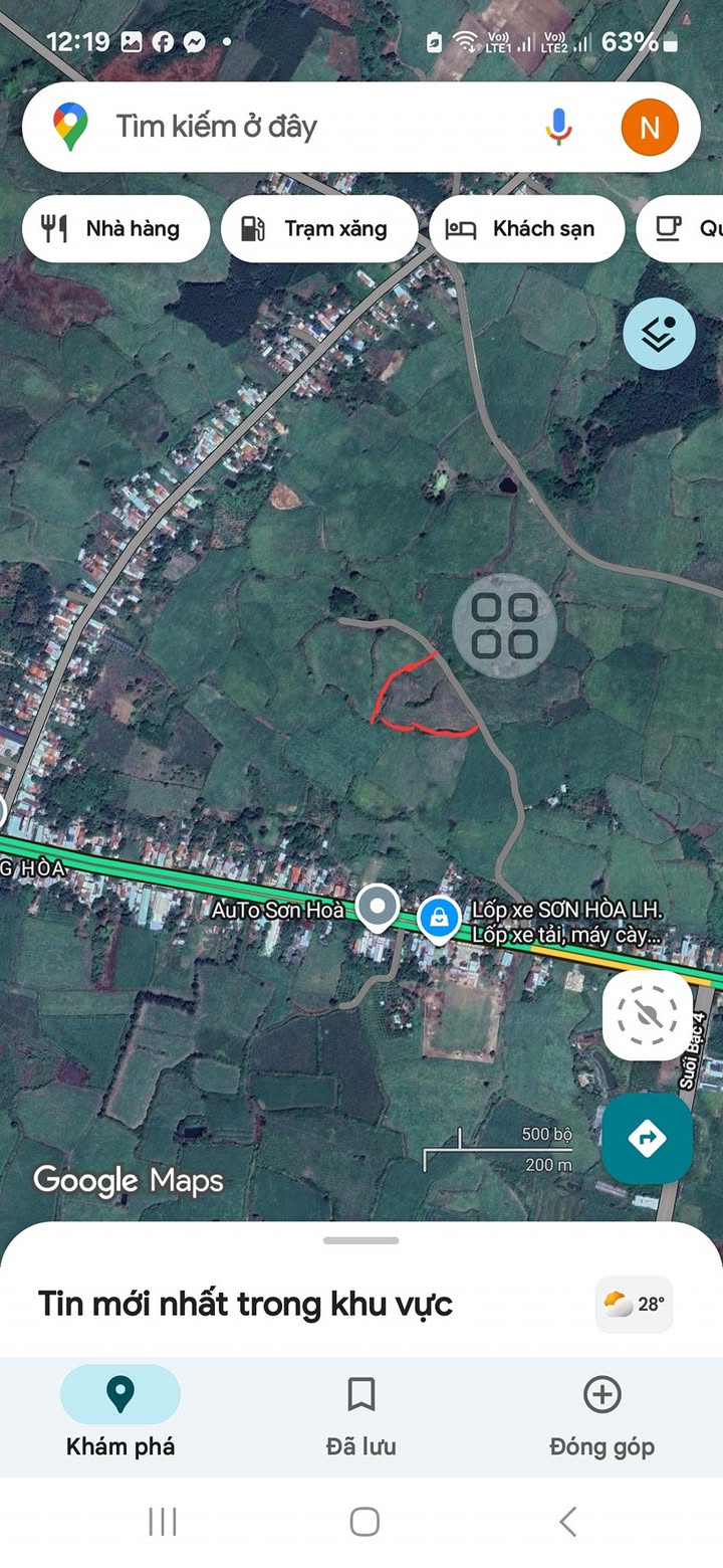 Đất Farm Suối Bạc Sơn Hòa 28800m² giá thỏa thuận - Cơ hội đầu tư tuyệt vời!