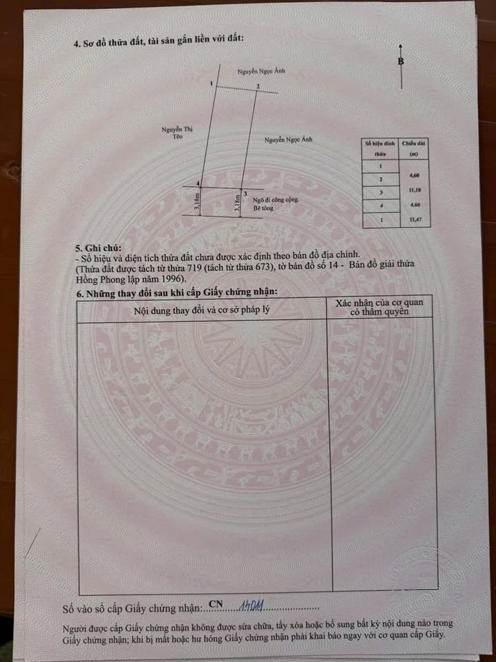 Đất nền Hồng Phong An Dương 51m² giá 1.2 tỷ - Đẹp như tranh vẽ, ô tô vào thoải mái!