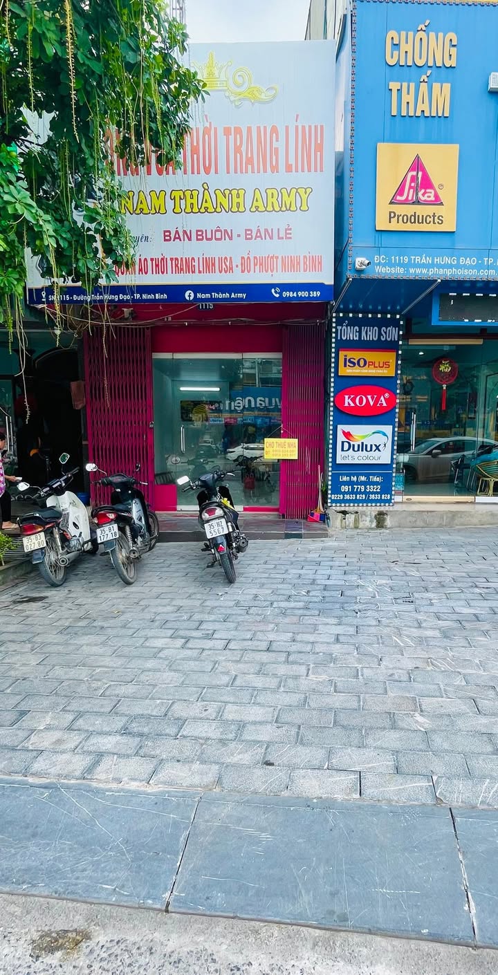 Cửa hàng cho thuê tại Trần Hưng Đạo Ninh Bình 35m² - Địa điểm kinh doanh lý tưởng!