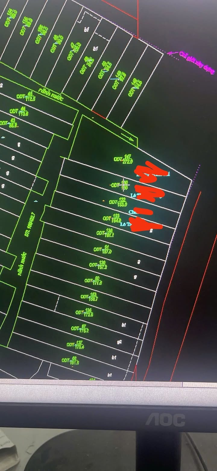 Đất thổ cư mặt tiền đường Ngọc Hồi, trung tâm thị trấn Phú Phong, 150m² - Cơ hội đầu tư tuyệt vời!