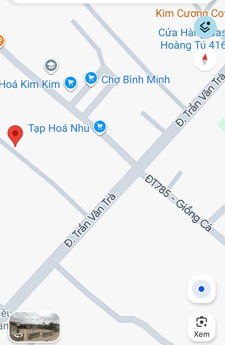 Đất nền Trần Văn Trà, Bình Minh, Tây Ninh 740m² giá 4.62 tỷ - Pháp lý rõ ràng, thổ cư 100%!