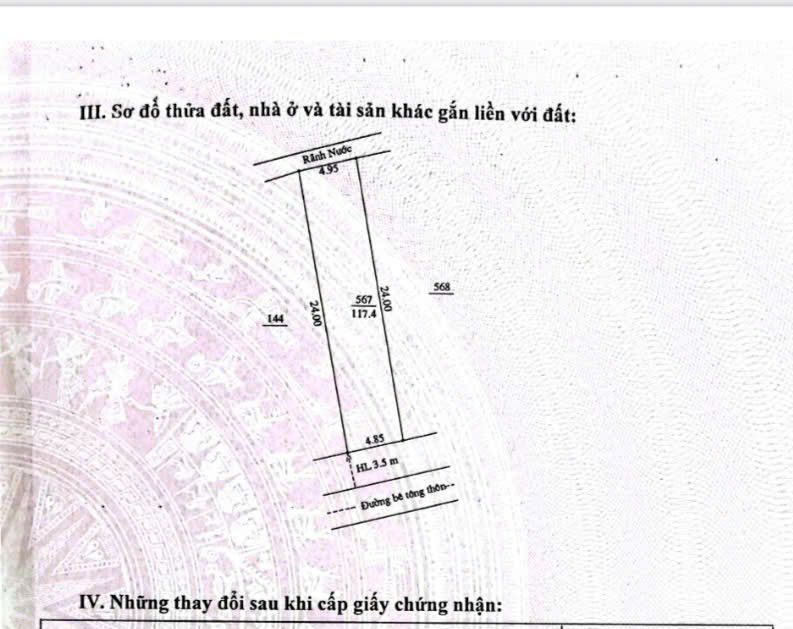 Đất thổ cư Hương Mai, Việt Yên 117.4m² giá 1 tỷ - Vị trí thuận lợi gần trường