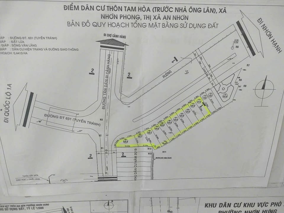 Đất nền mặt tiền Tam Hòa, Nhơn Phong, 137m² giá chỉ 1.1 tỷ - Cơ hội đầu tư tuyệt vời!